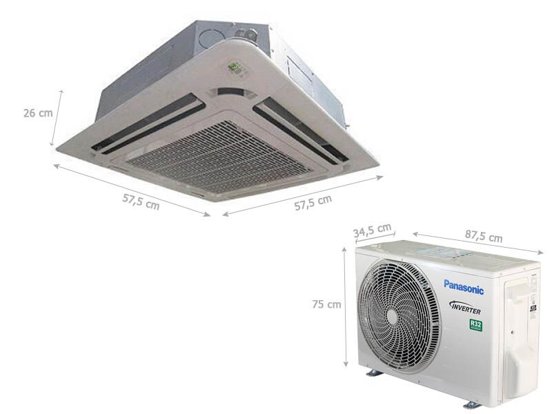 Điều hòa multi Panasonic - Thiết kế tinh tế, dễ dàng phù hợp mọi không gian lắp đặt