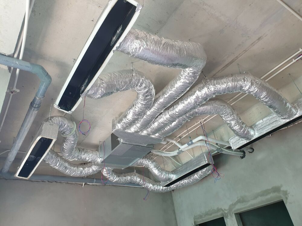 Cấu tạo của hệ thống điều hòa âm trần nối ống gió