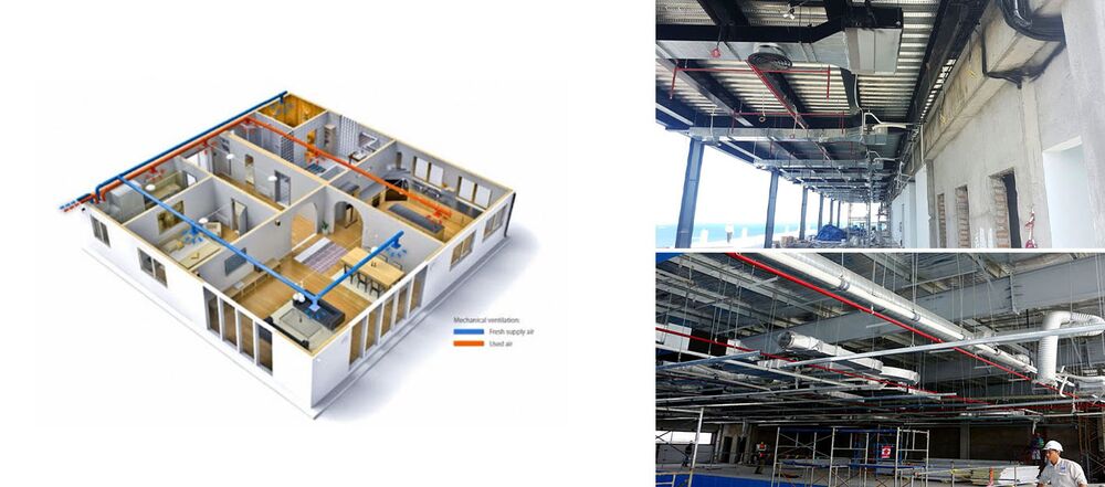 Nguyên lý hoạt động của Điều hòa multi nối ống gió