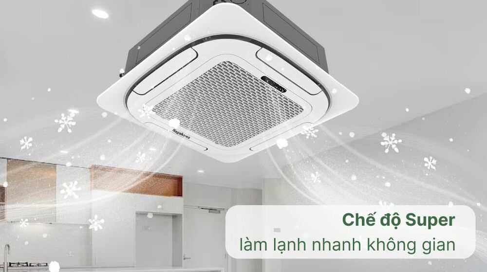 Cấu tạo của điều hòa âm trần