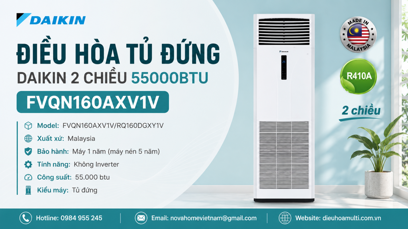 Bán Điều hòa tủ đứng chính hãng – Giá tốt, lắp đặt điều hòa tủ đứng tại Hà Nội